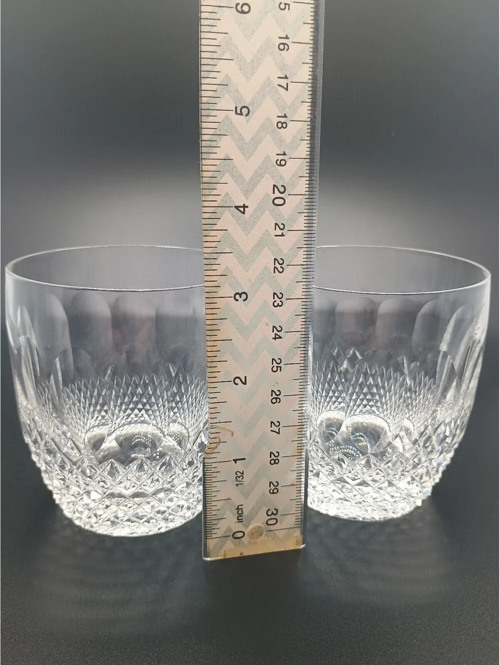 Pair of Vintage Waterford cut crystal 